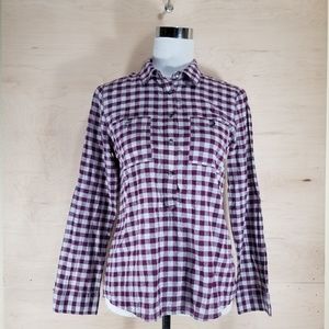 🦋Madewell Purple Shirt Size small